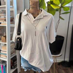 White Polo Ralph Lauren Polo Shirt – Women’s Classic Fit